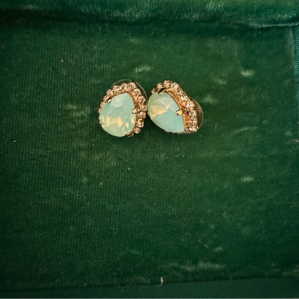 Aquamarine Pear Shape Earrings
